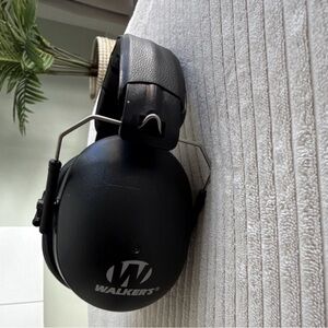 Black Electronic Hearing Protection Earmuffs